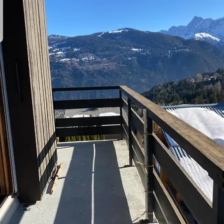 Appartement Saint Gervais Les Bains Piscine Et Vue Imprenable Mont Blanc Exterior photo