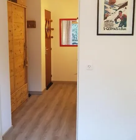 Appartement Saint Gervais Les Bains Piscine Et Vue Imprenable Mont Blanc Exterior photo