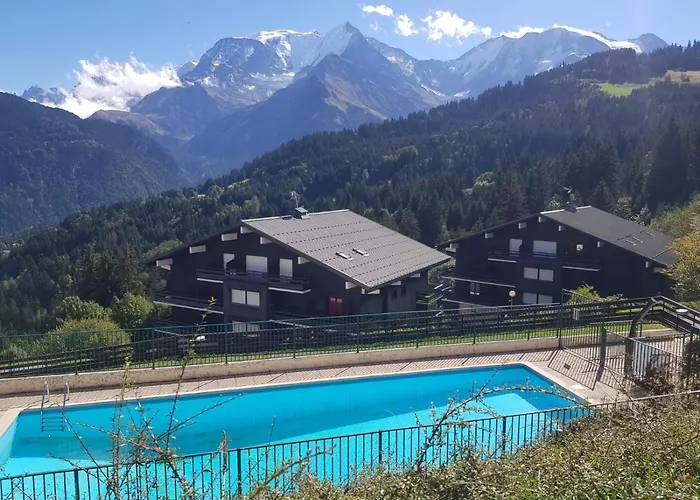 Appartement Saint Gervais Les Bains Piscine Et Vue Imprenable Mont Blanc